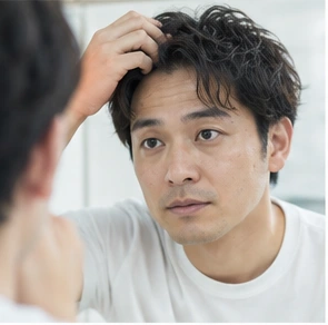 見た目に悩む男性