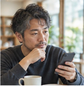 恋愛に悩む男性